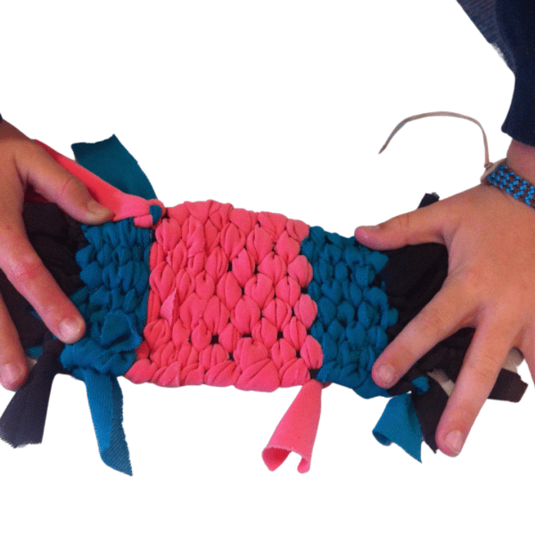 Weave your way to happy mat