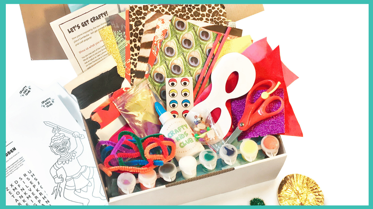 crafty kids club kids craft kits delivered to your door in australia $100 creative kids voucher craft taster kit